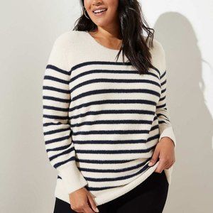 LOFT STRIPED SWEATER